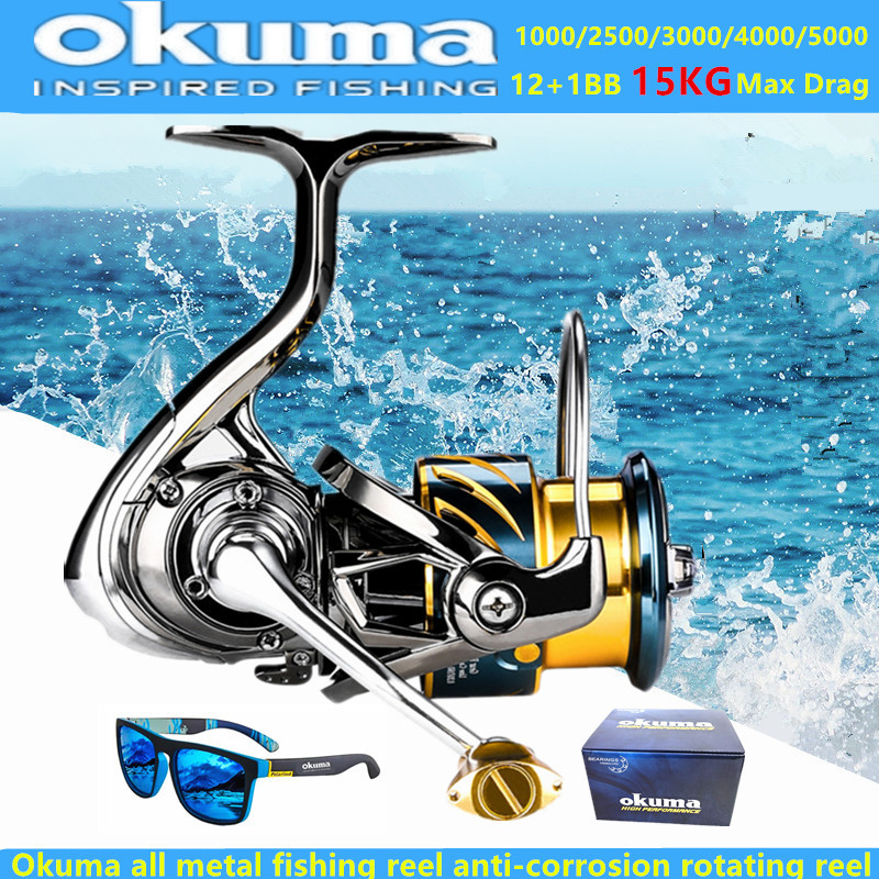 Kastking Reel Zephyr - Okuma Całkowicie Metalowy Kołowrotek Wędkarski 12+1BB