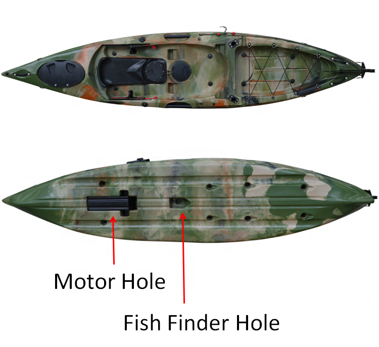 Kajak wędkarski 12,46' do sied – Fishing Kayak Sit On Top recenzja i cena